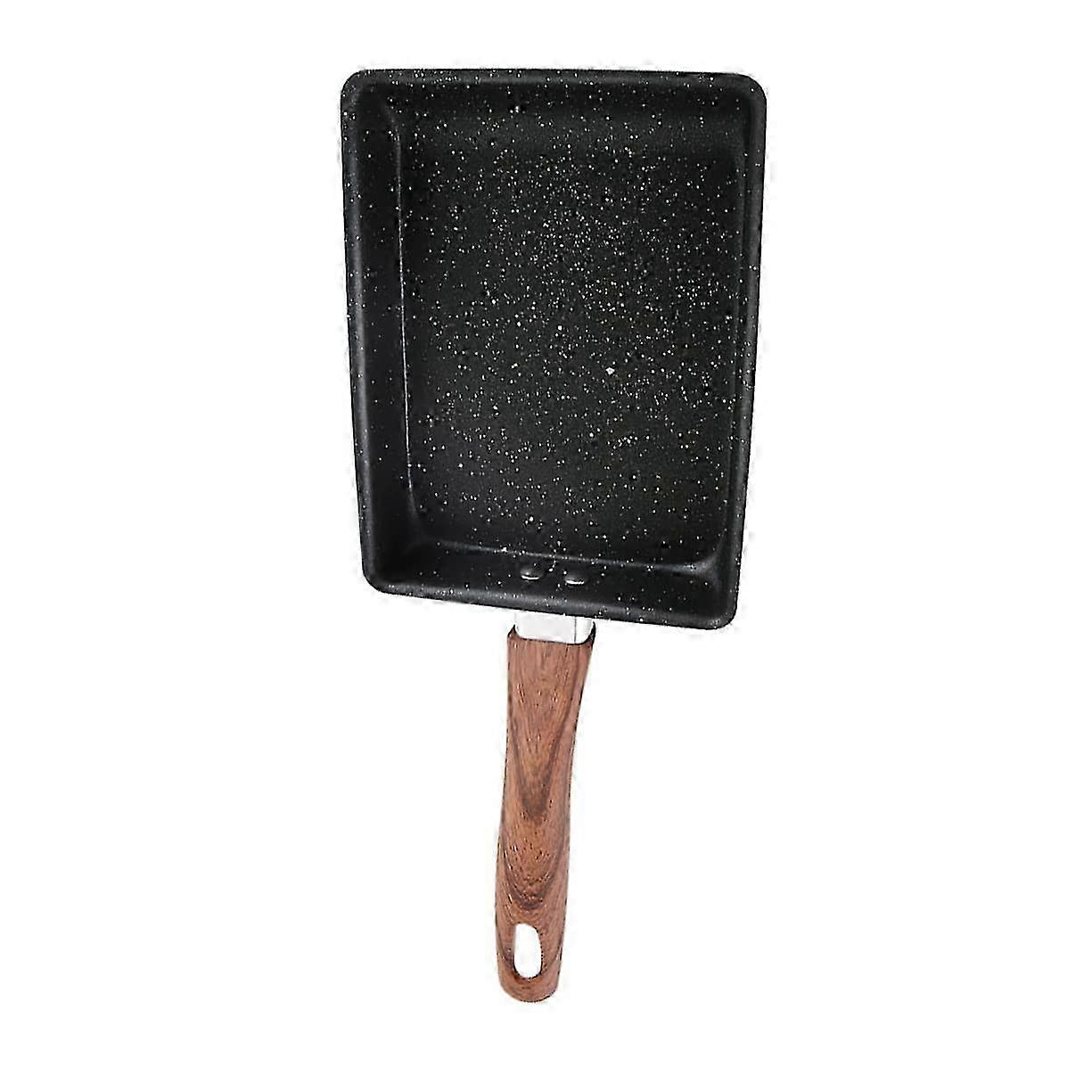 2025 1Pc Non Stick Frying Pan Square Tamagoyaki Skillet for Outdoor Camping Lightweight Egg Pan with Ergonomic Handle Convenient Hanging Design Materi