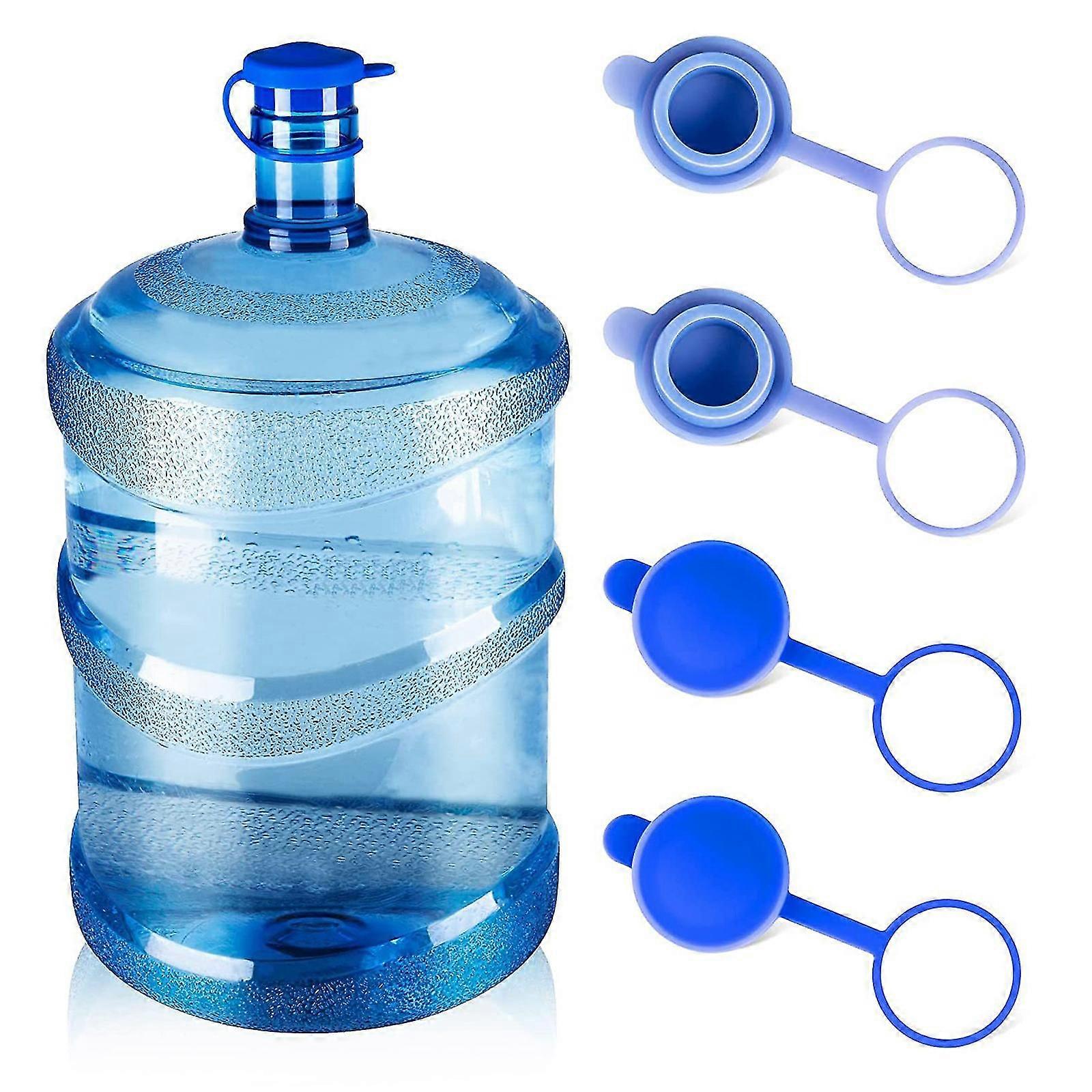 5-gallon Water Bottle/jug Caps Reusable - Durable Silicone No-spill Jug Lid For 55mm Bottles