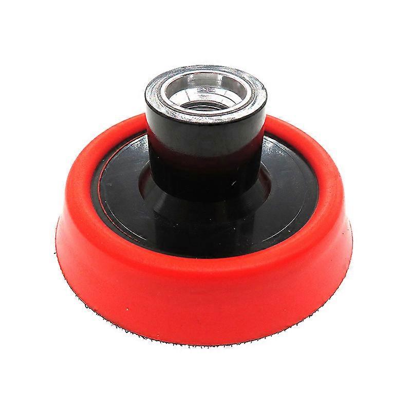 2 Pack 3" Hook and Loop Angle Grinder Backing Pad - PU - Red