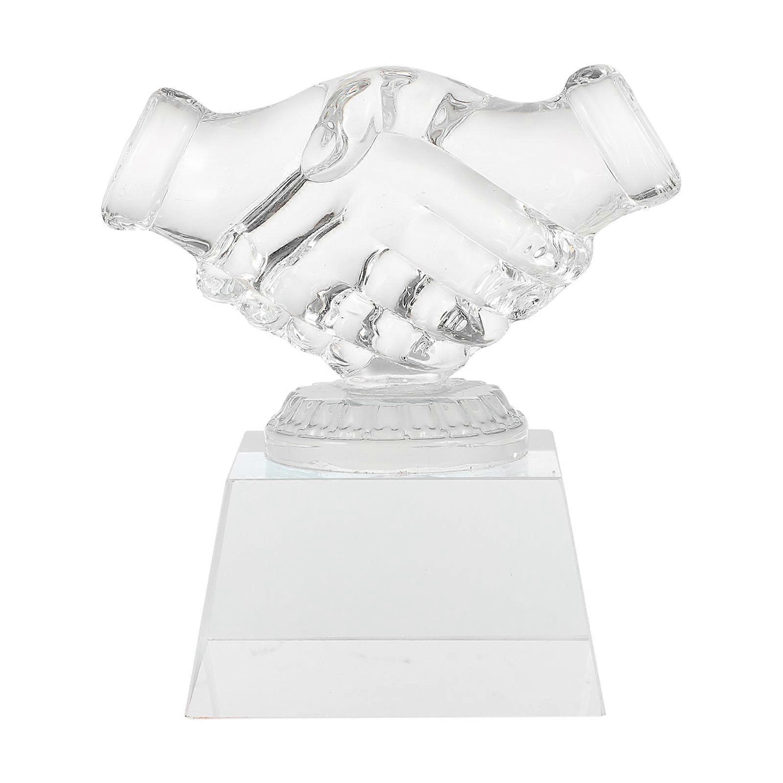 Decorative Crystal Trophy Transparent Award Trophy Delicate Prize Trophy Prize Accessory