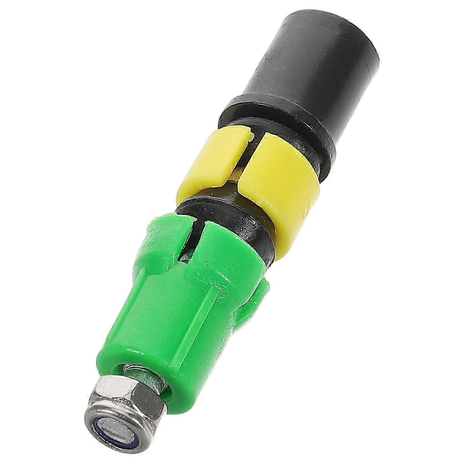 قطع غيار عصا الرحلات أنبوب التمدد الممتص للصدمات لتسلق الجبال قفل داخلي من البلاستيك معدن 1 قطعة