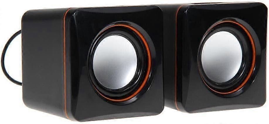 Usb Power Wired Computer Speaker Stereo 3.5Mm Jack For Desktop Pc Laptop