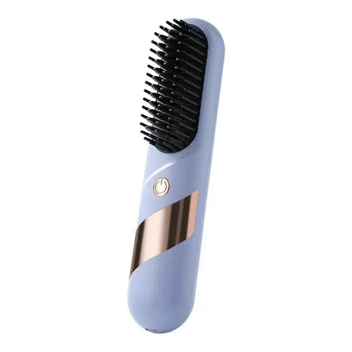 Straight Hair Comb Negative Ion Hair Care No Damage to Hair Portable Charging Design Comb Roll Straight Dual-Use
