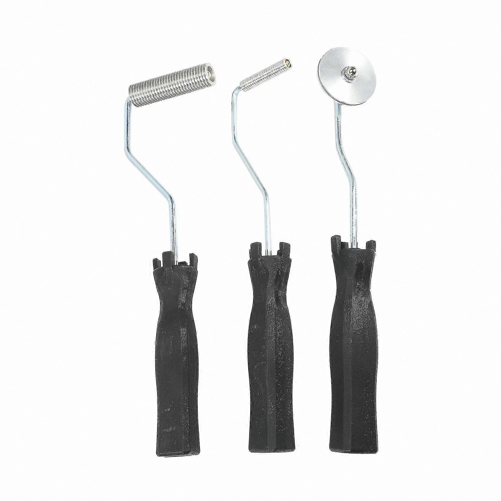 3-Piece Fiberglass Laminating Tool Kit with Bubble Paddle and Roller for Molding Applications