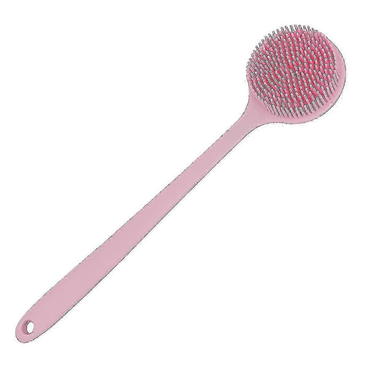 2025 Back Scrubber Long Handle Hypoallergenic-pink