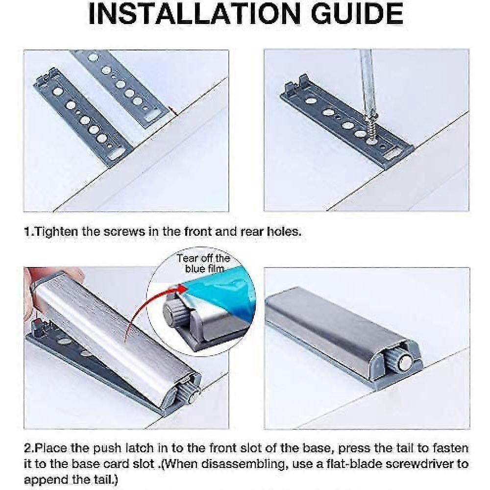 Skap trykk for å åpne systemskuffspjeld (20 stk)