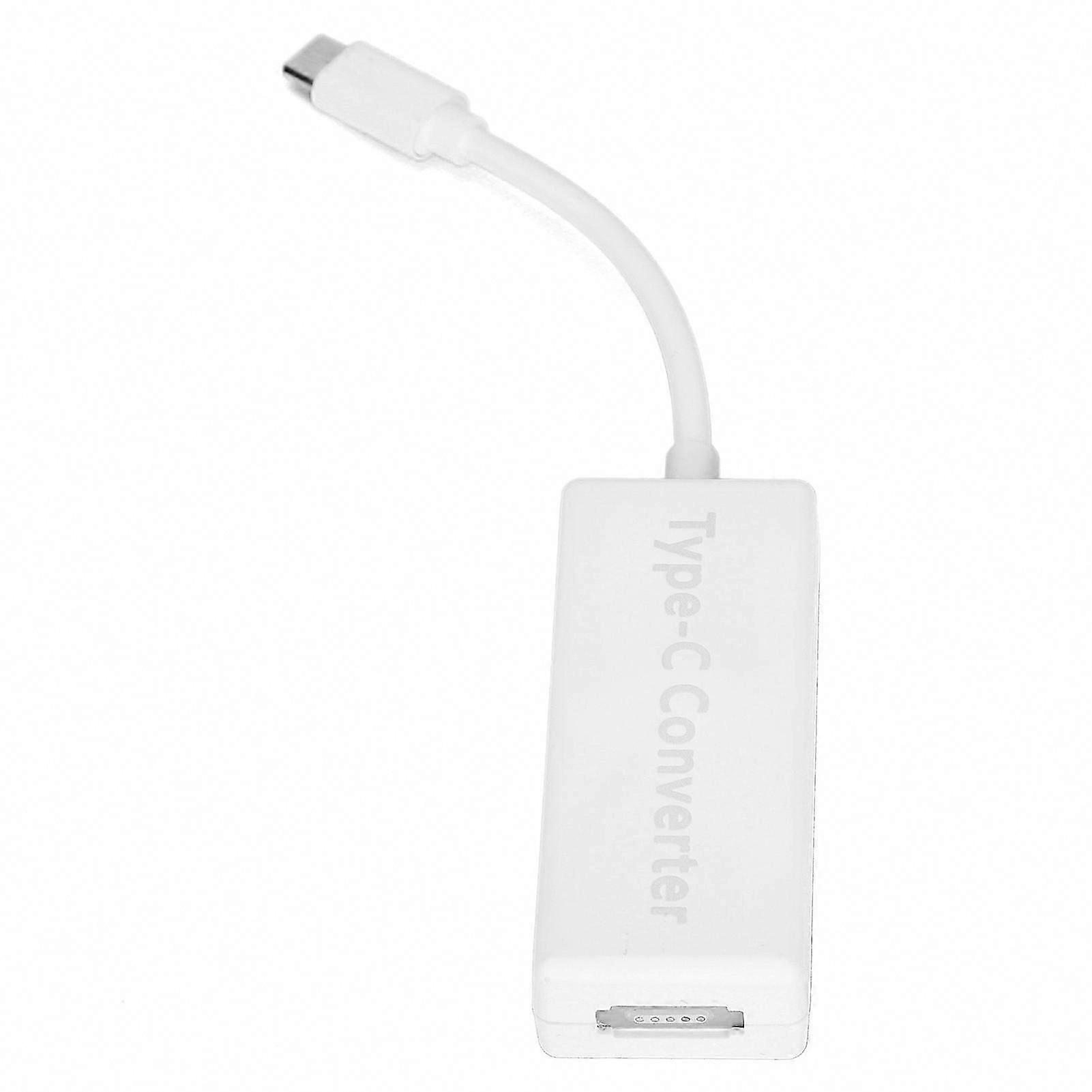 MagSafe 2/1 to Type-C Adapter for MacBook, Switch, Game Consoles, Mobile Phones, Notebooks (White)