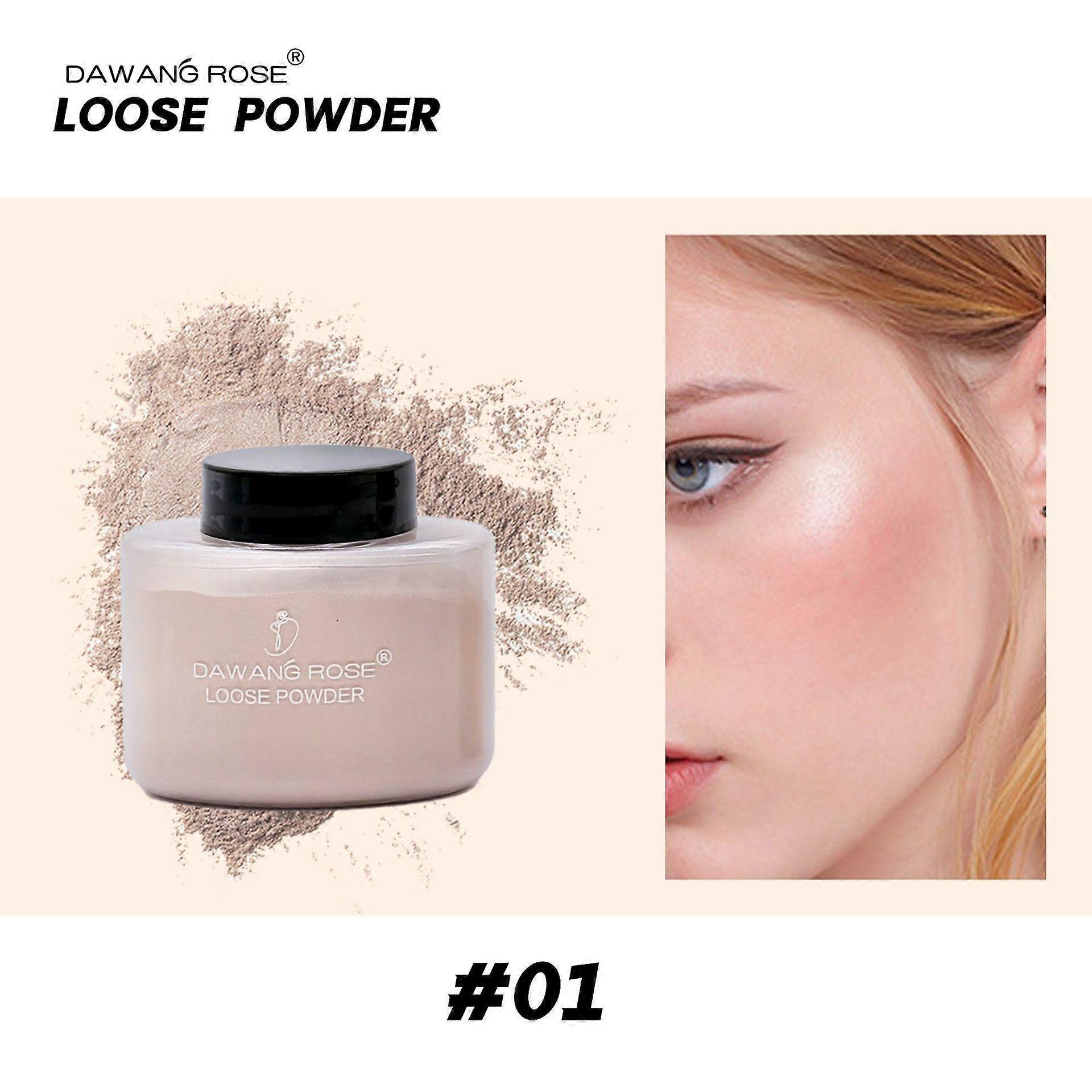 Loose Baking Powder, Makeup Setting Powder, Long Lasting Coverage, Mattifies & Reduces Shine, Long Lasting Make Up Setting Face Powder