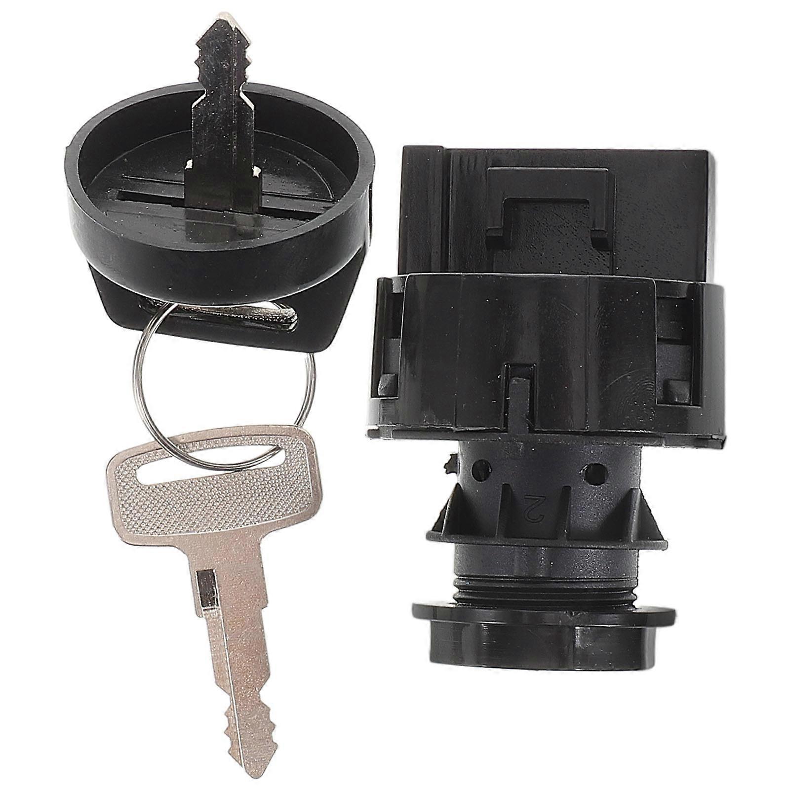 Motorcycle Ignition Switch Key Replacement Accessories for Various Terrains ATV Riders 3.1×1.8×1.8in Durability 1Set