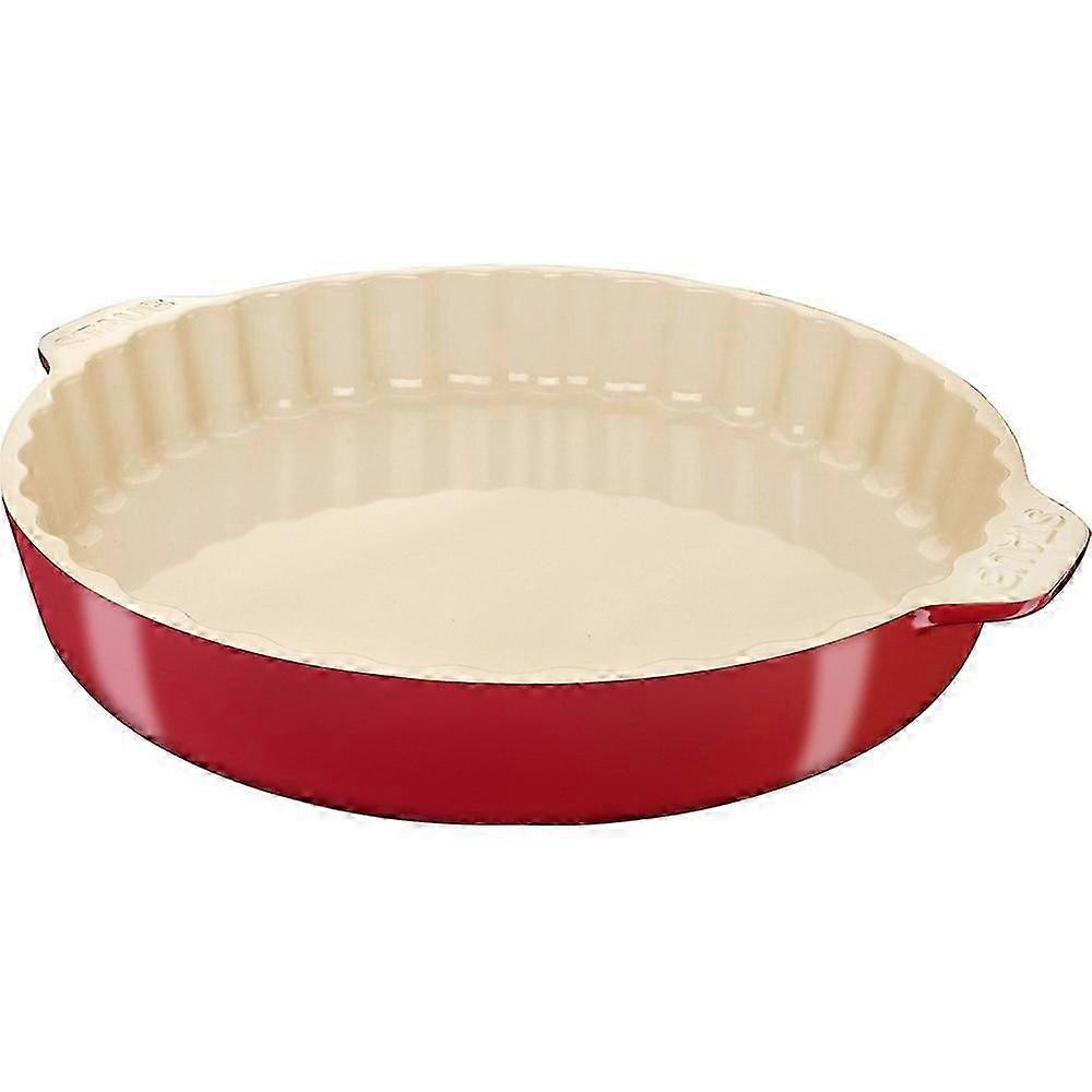 Round cake platter for baking 30 cm diameter durable porcelain serving tray