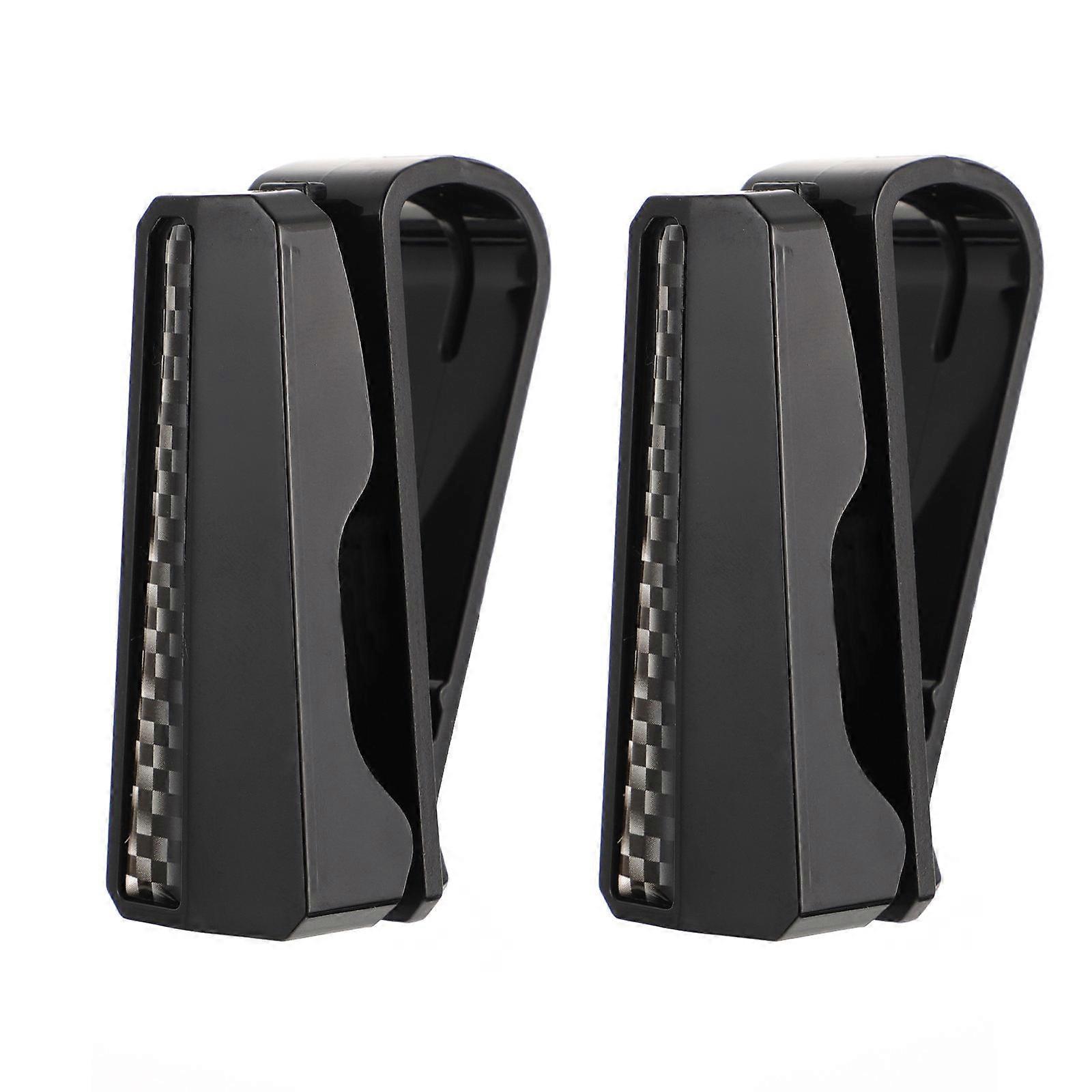 Glasses Mount Clips Plastic Sunglasses Holders for Car Use 2Pcs