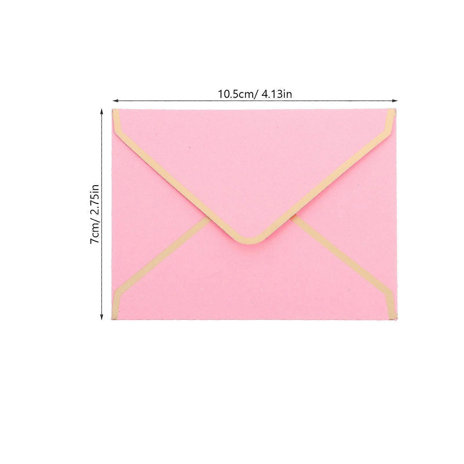 Pink Invitation Envelopes Paper Envelopes for Writing Letters 50Pcs