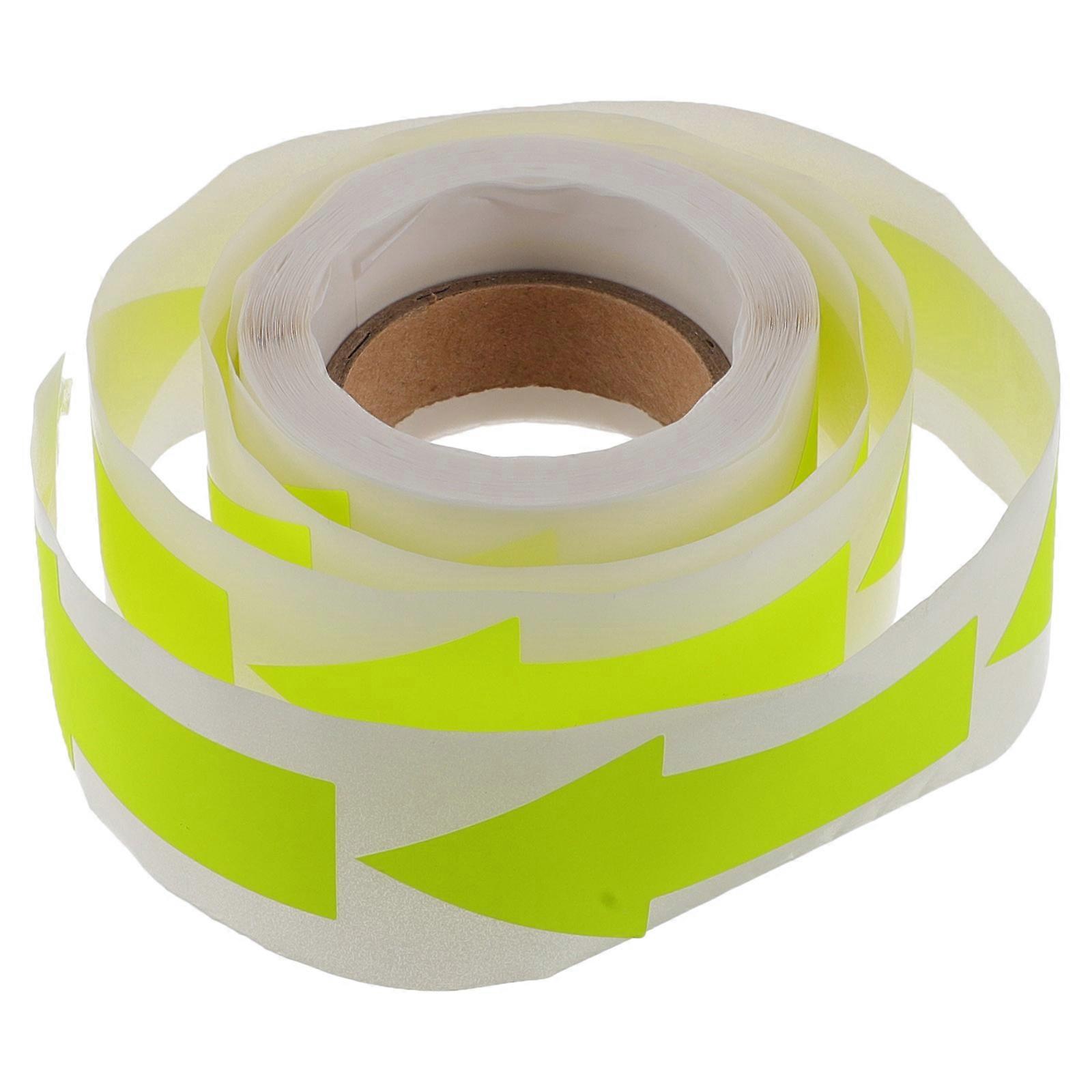 Yellow Arrow Stickers for Labeling 2 Rolls of Gift Sealing Self-Adhesive Stickers