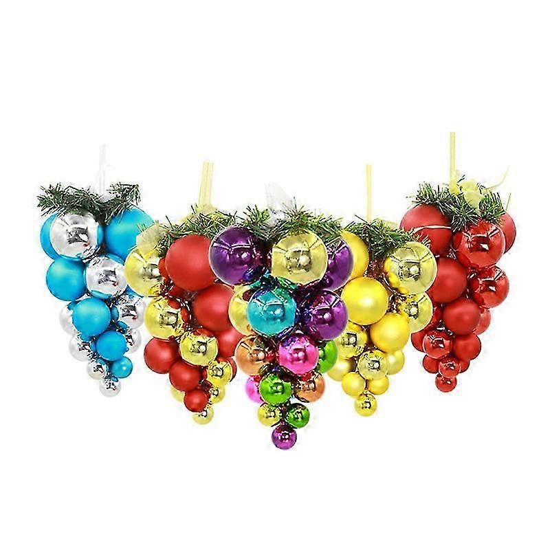 Christmas Grape String Balls Xmas Tree Hanging Ornament Party Home Decoration