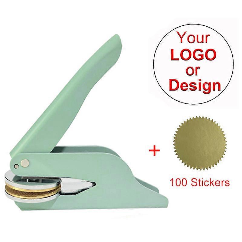 Embosser Stamp Customized Private Logo Customization Library Book Invitation Wedding Embossing Stamp Company Paper Leather Seals
