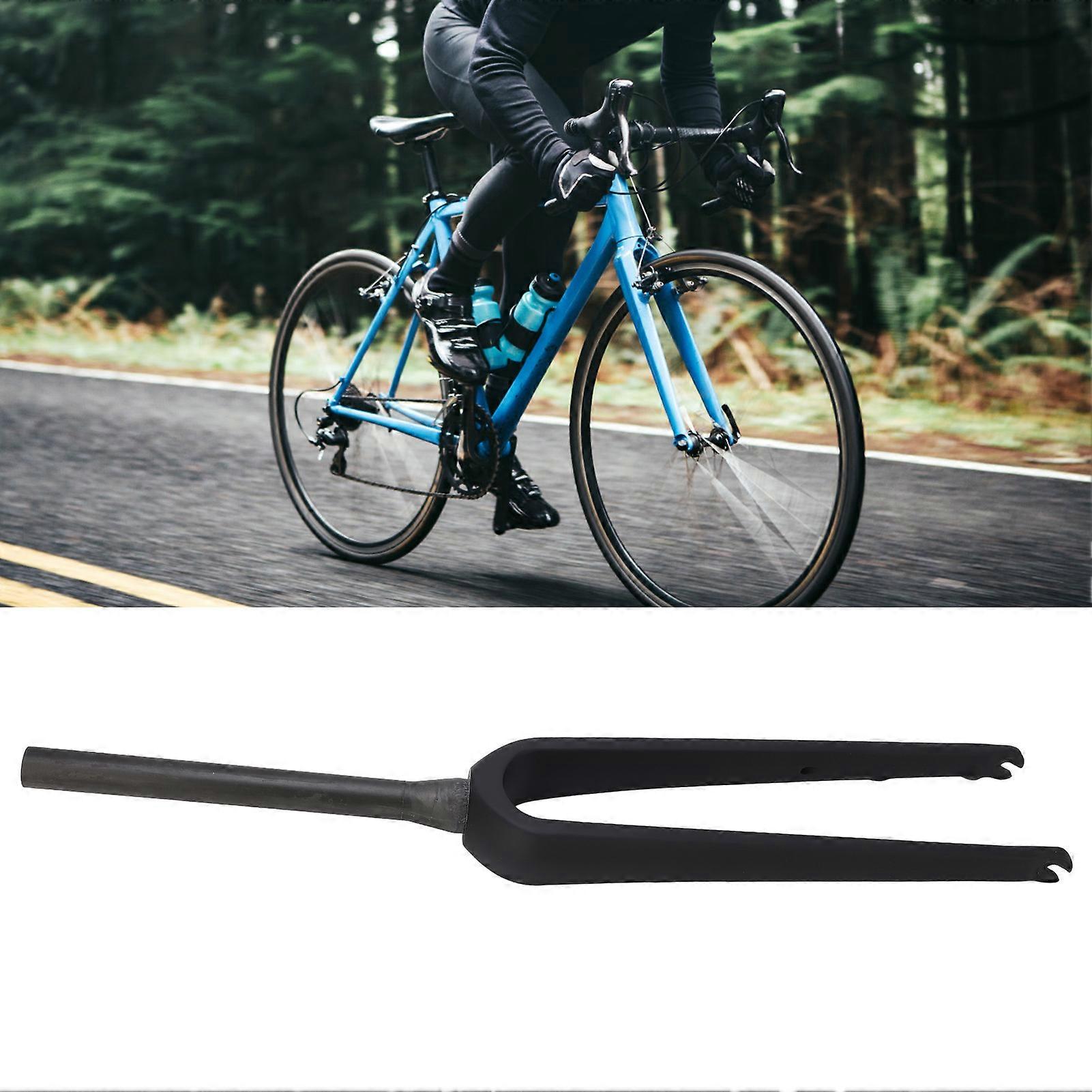 Carbon Fiber Road Bike Front Fork Black Matte Quick Release