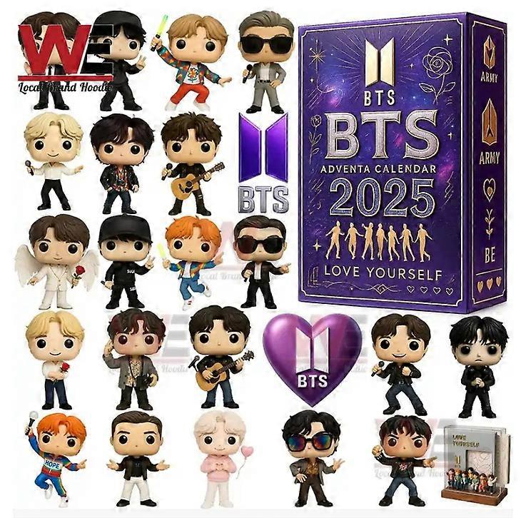 BTS Liebe dich selbst Weihnachten Countdown Blind Box Weihnachtsbaumschmuck Acryl Anhänger