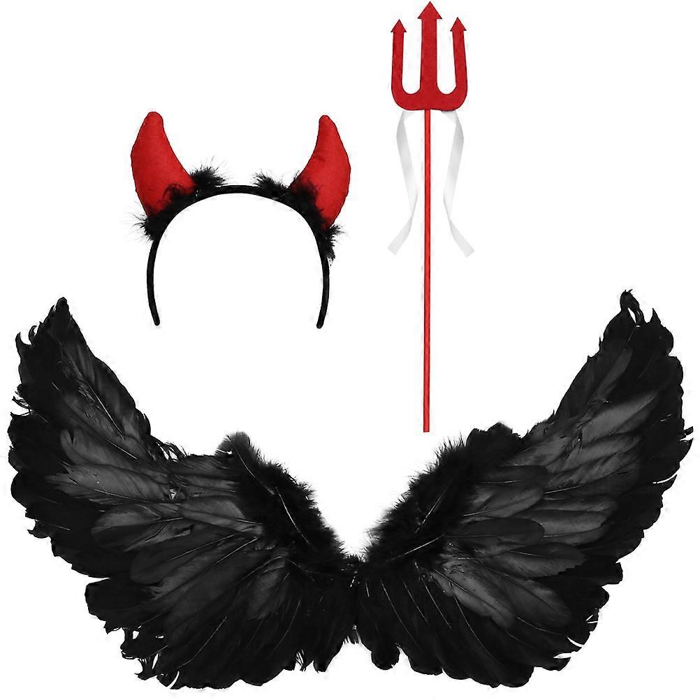 Wing Decoration Party Headband 3Pcs Set