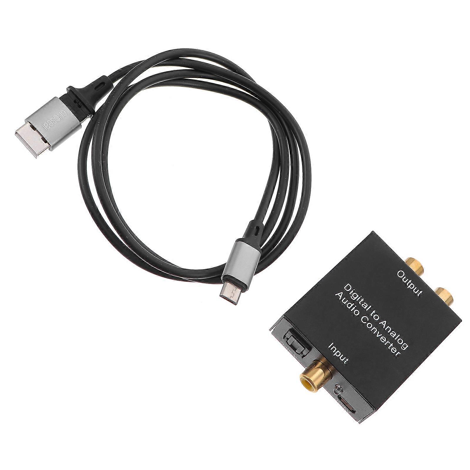 3.5mm Audio Converter Adapter for Audio Function Black ABS Metal