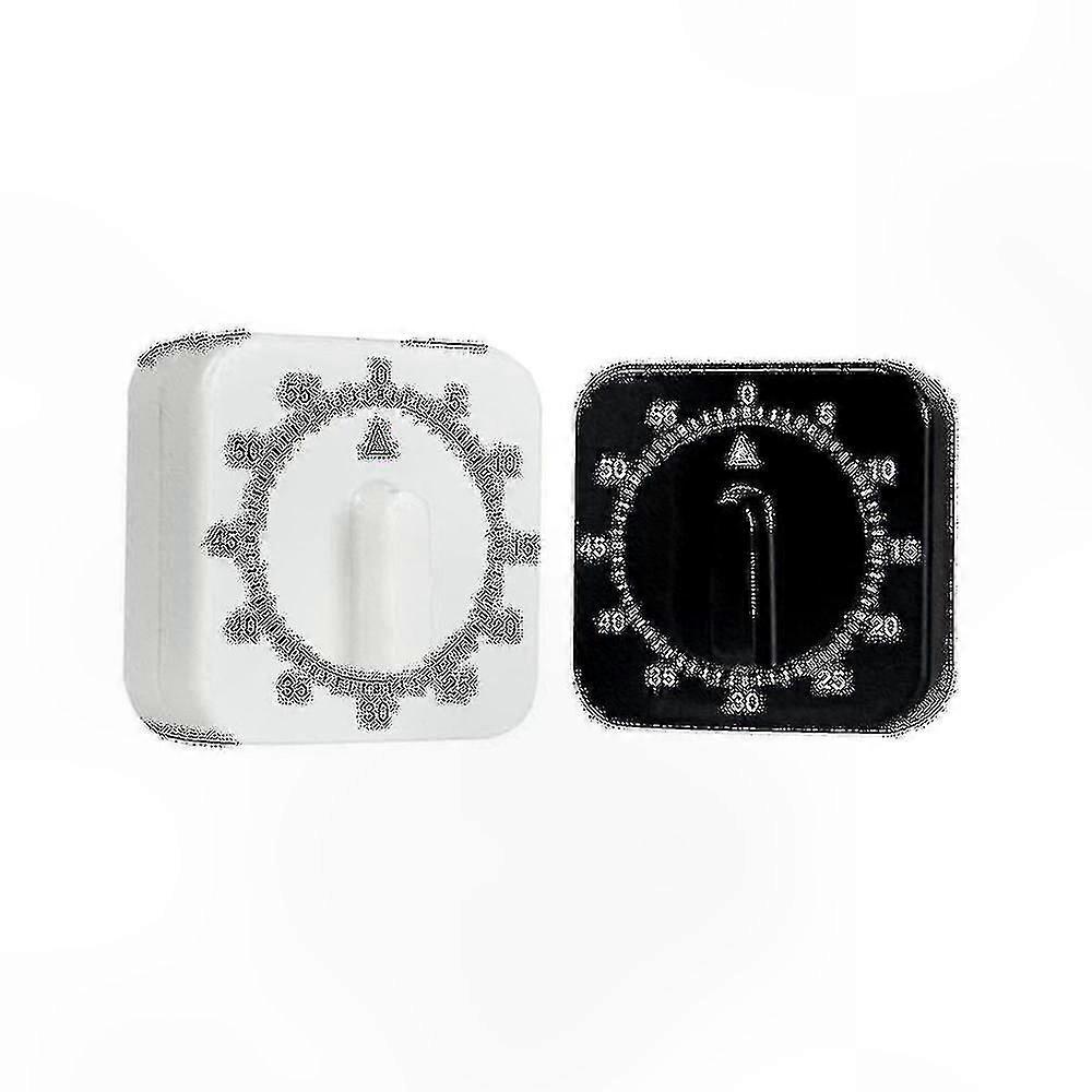 2-Pack Mechanical Kitchen Timer, Square Design with Loud Alarm for Cooking and Baking
