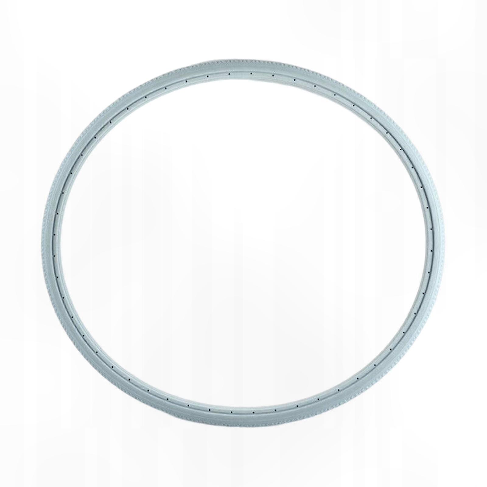 Grey Urethane Wheelchair Tire Set, Size 24x1 3/8