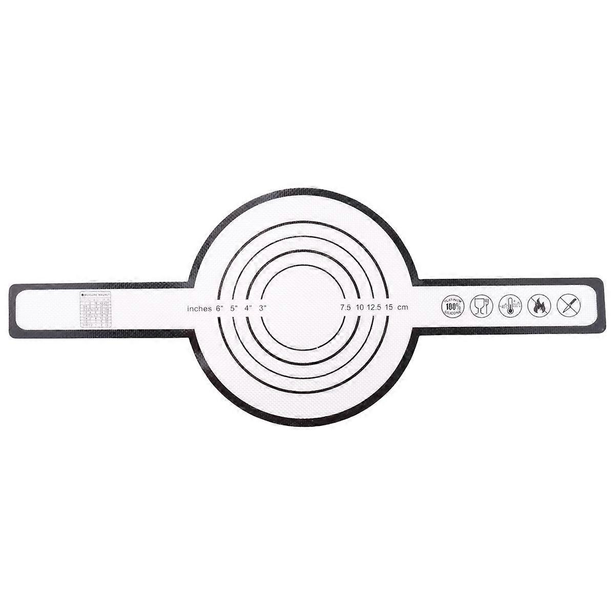 Silicone Baking Mat for Dutch Oven Bread Baking Non-Stick Mat Black