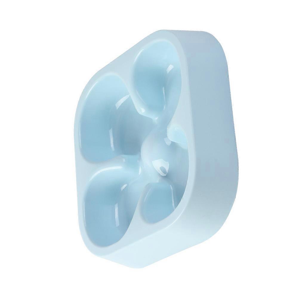 Slow Feeder Cat Dog Bowl Controls Obesity Easy to Clean 1Pc Sky-Blue