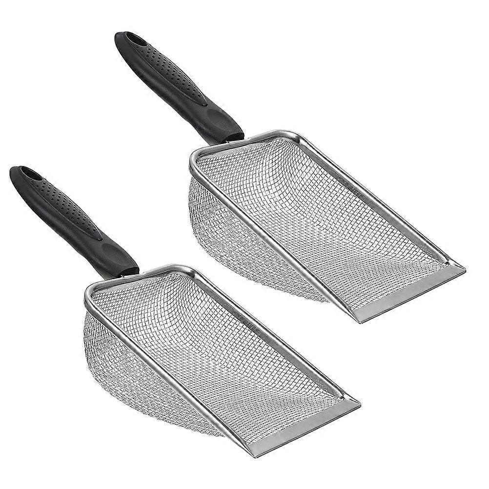 Convenient Reptile Scoopers 4 Pcs For Pet Owners Indoor Pet Maintenance 27X10X5CM Rectangular Shape Reusable Cleaning Droppings