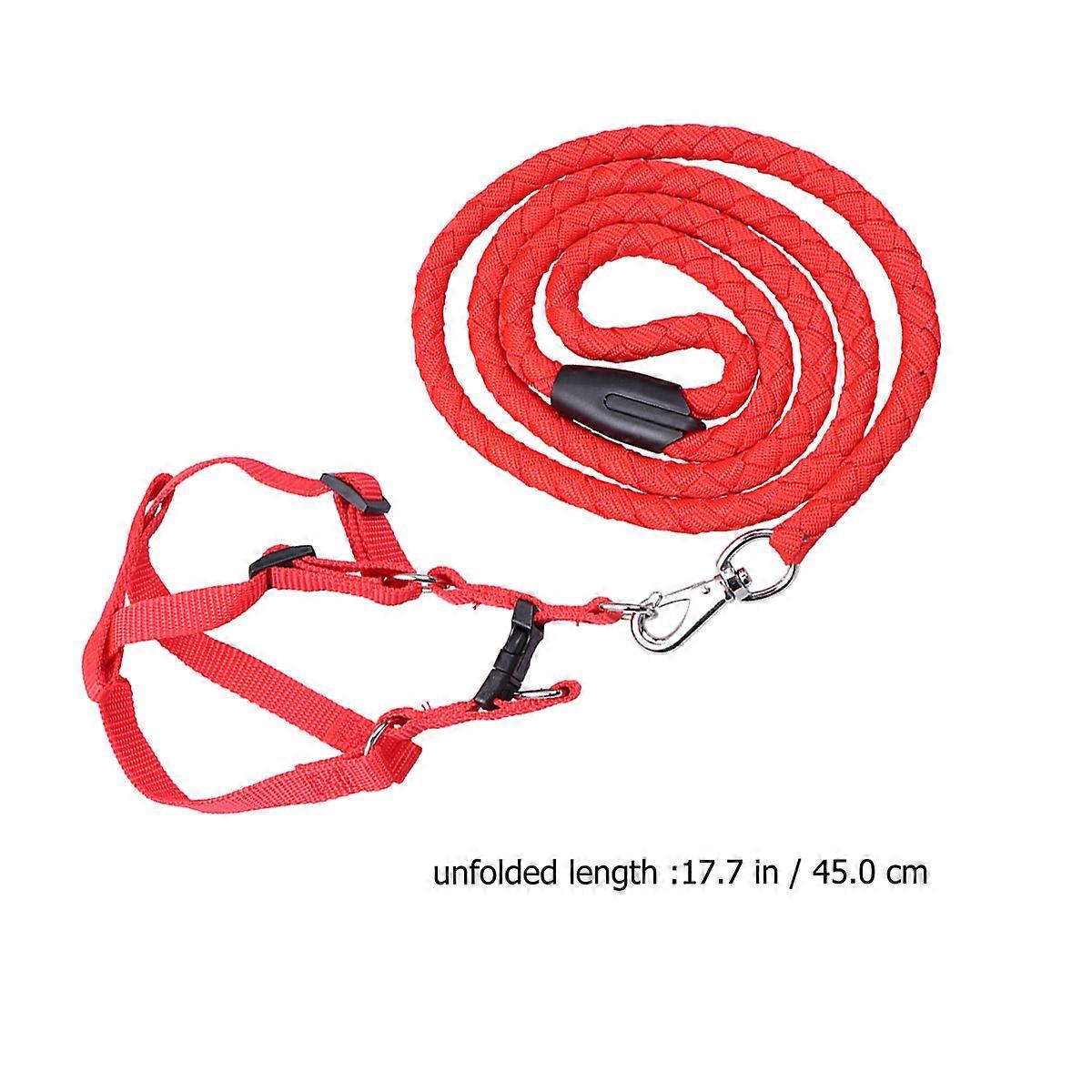 Adjustable Pet Dog Harness Bright Color Comfortable Strap For Large Dogs Outdoor Walking 1 Set
