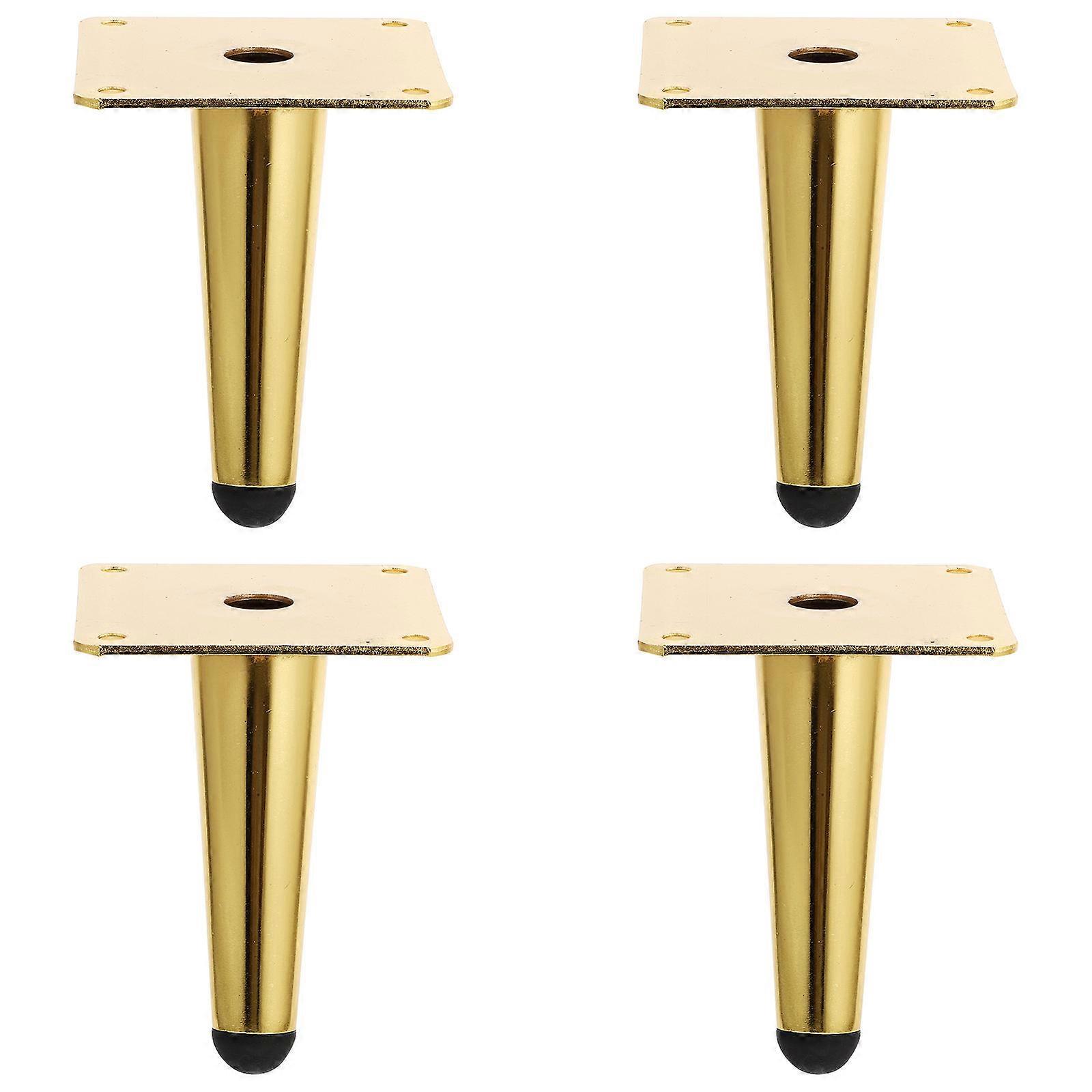Golden Tea Table Leg for Furniture 8Pcs Durable Sofa Leg Support