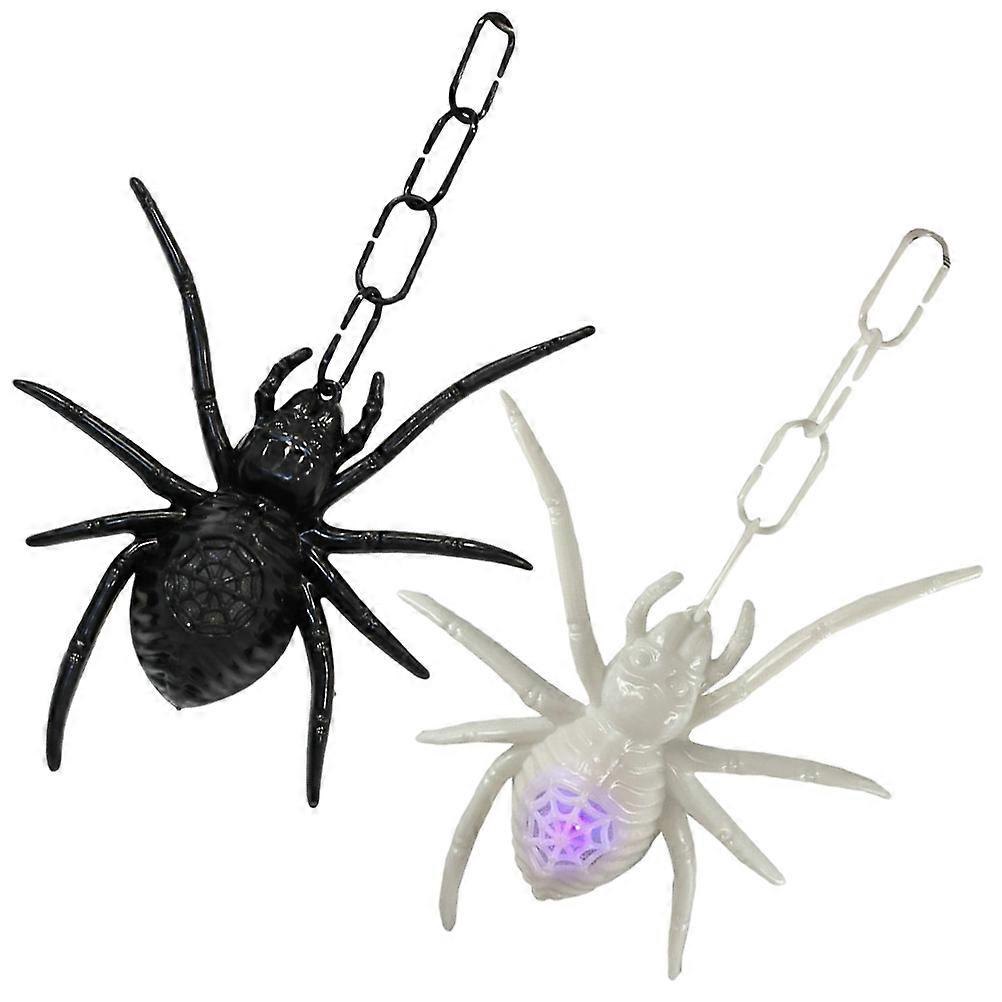 Halloween Spider Pendant Glow in Dark for Party Decor 4Pcs