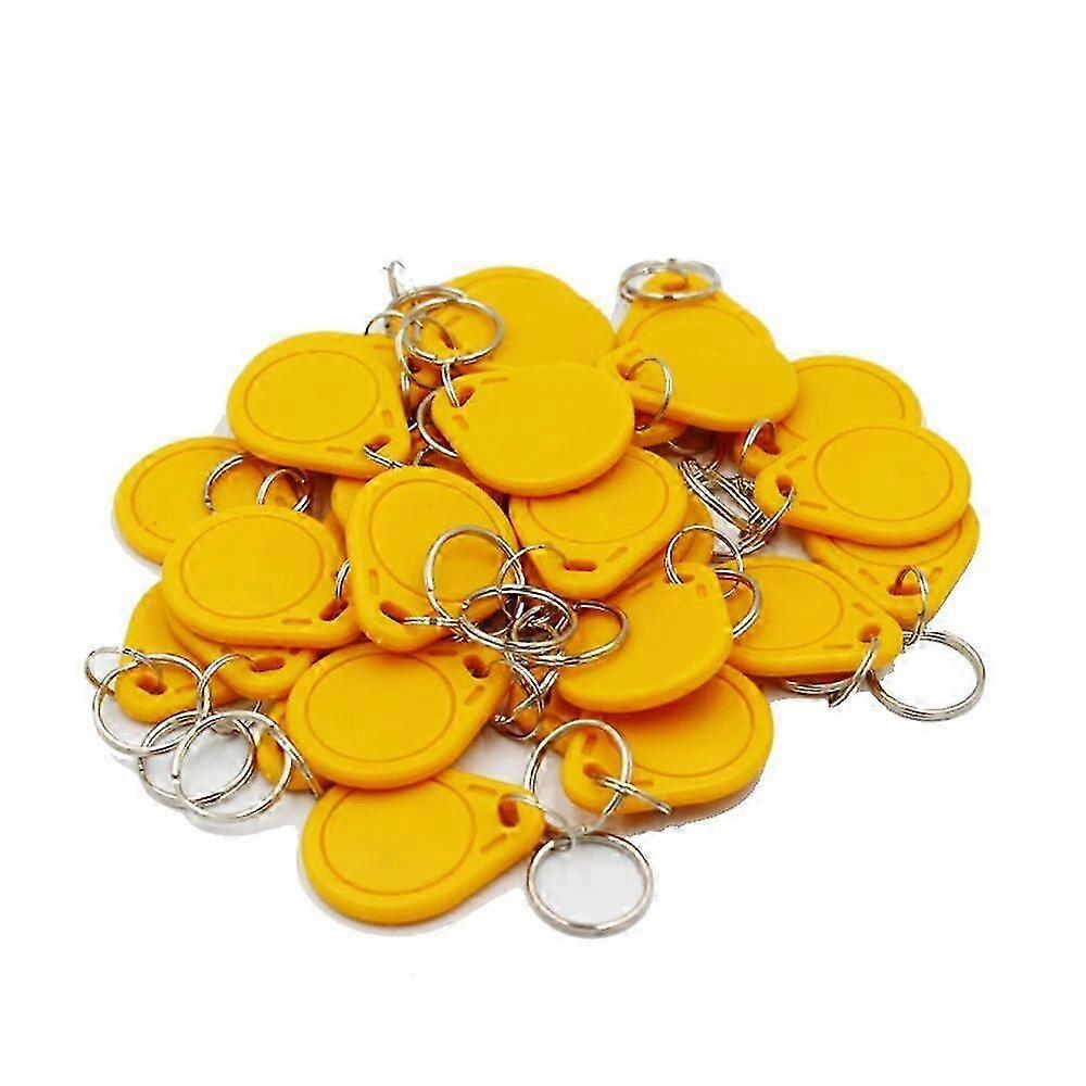100pcS/lot 13.56MHz IC M1 Keyfobs Tags Access Control Key Finder Card Token Attendance Management Keychain key 2025