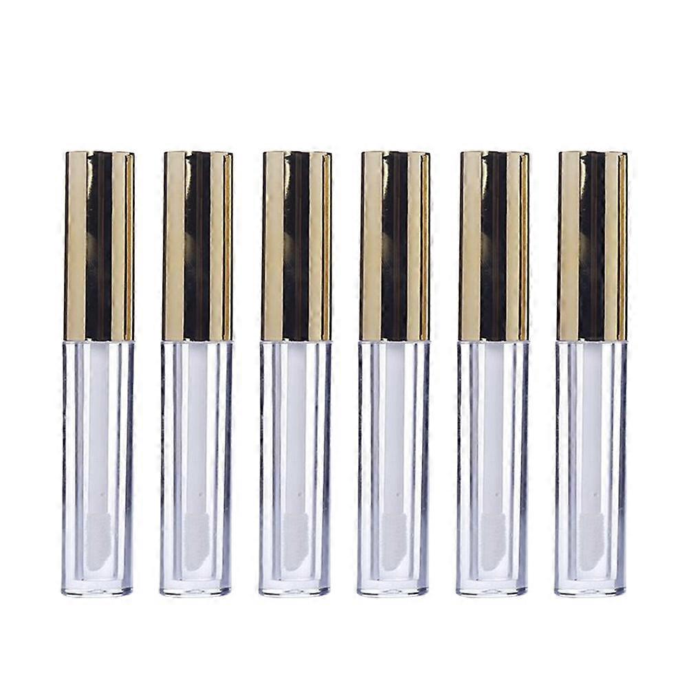Lip Gloss Tube Creative Round Storage Container for 36Pcs Golden