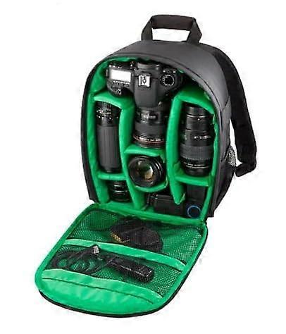 Camera Bag Outdoor Multi-Functional Camera Backpack Waterproof Green Shoulder Case For Video Cameras