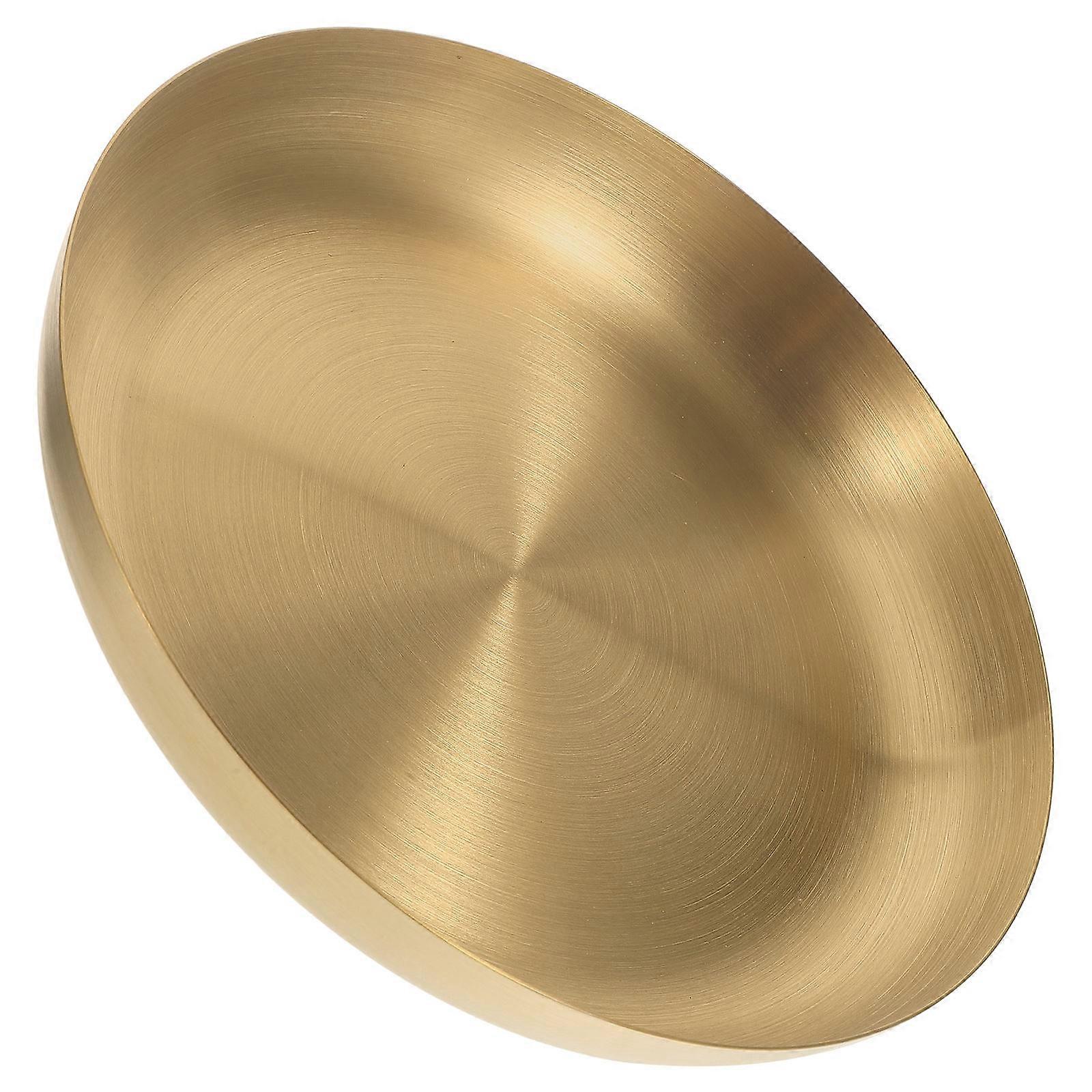 Kitchen Dinnerware Bbq Plate for Kitchen Use 3Pcs Stainless Steel Gold