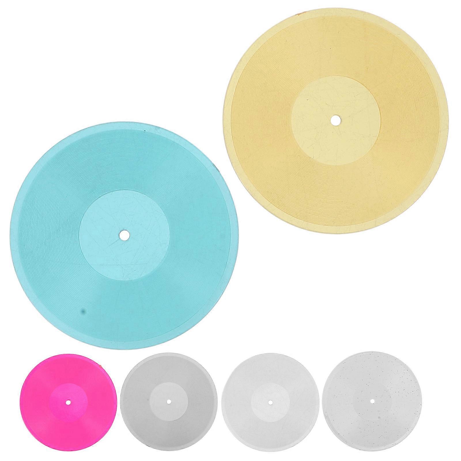 Plastic Mini Record Decoration Doll House Model for Decor 24Pcs Set