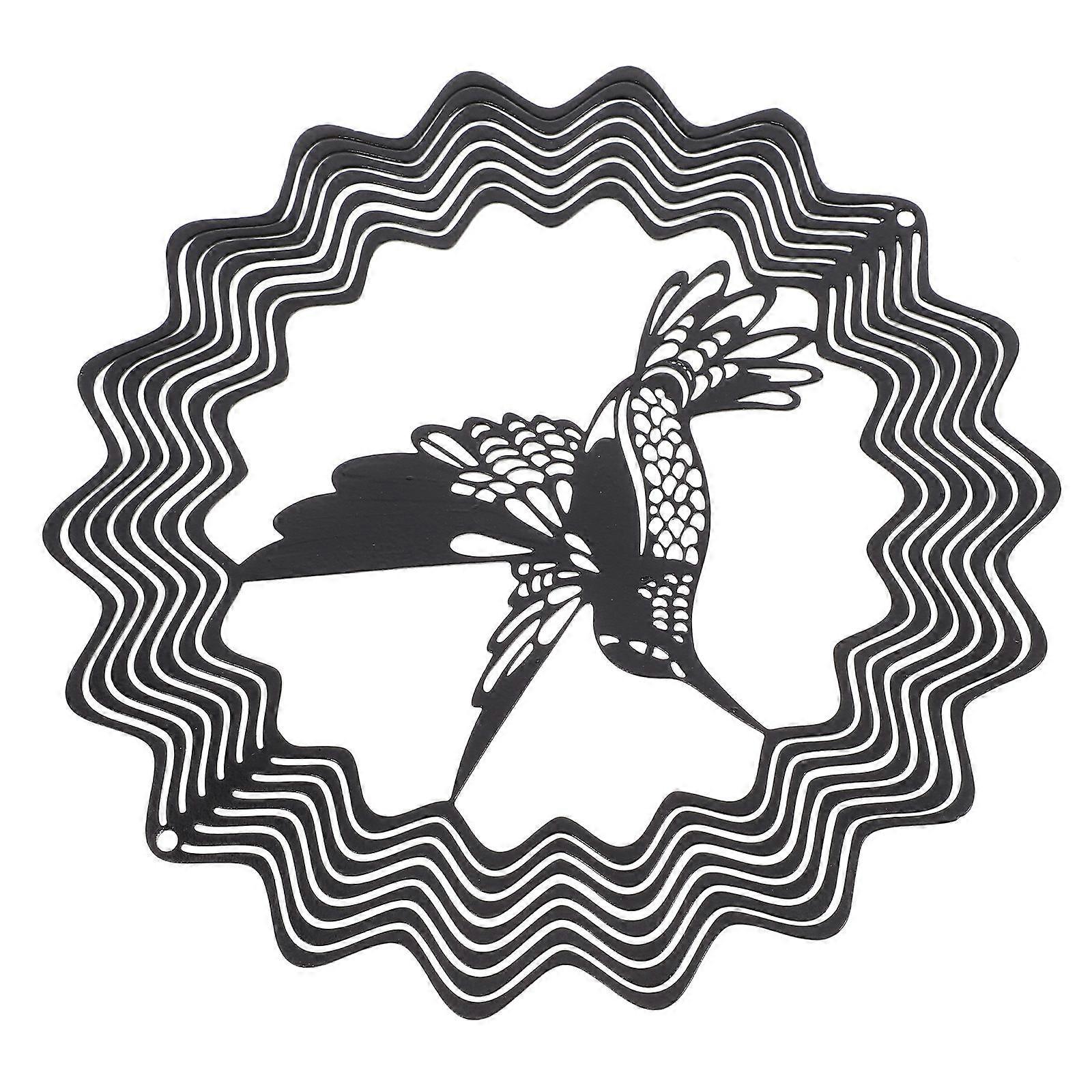 Decorative Hanging Wind Spinner Stainless Steel for Yard Use 4Pcs