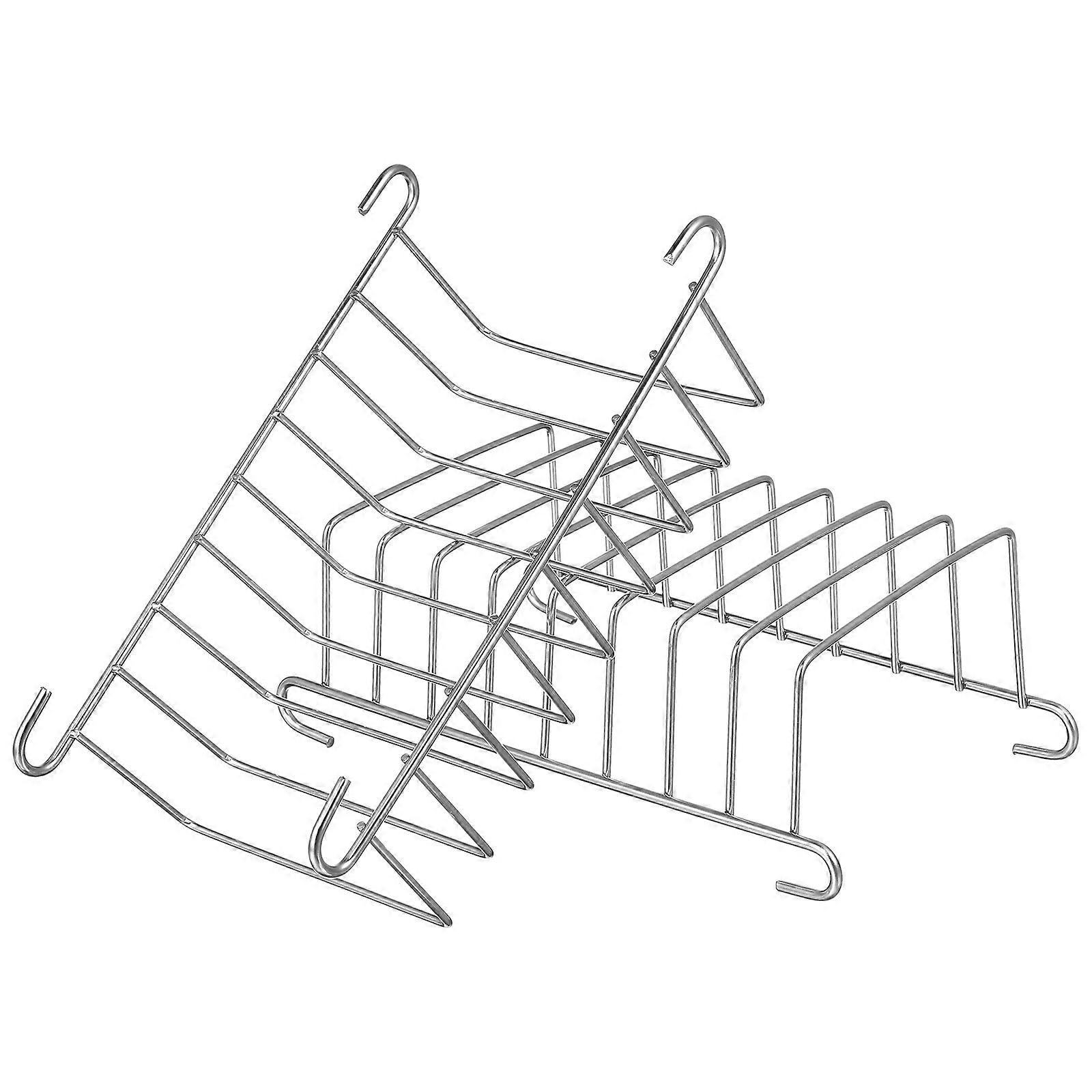 Kitchen Steamer Cooking Accessories 6Pcs Stainless Steel Rack Set