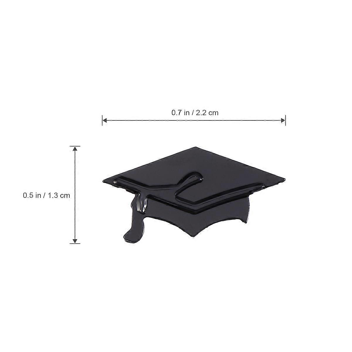 Decorative Graduation Confetti for Party Use with 2 Pieces Black Caps