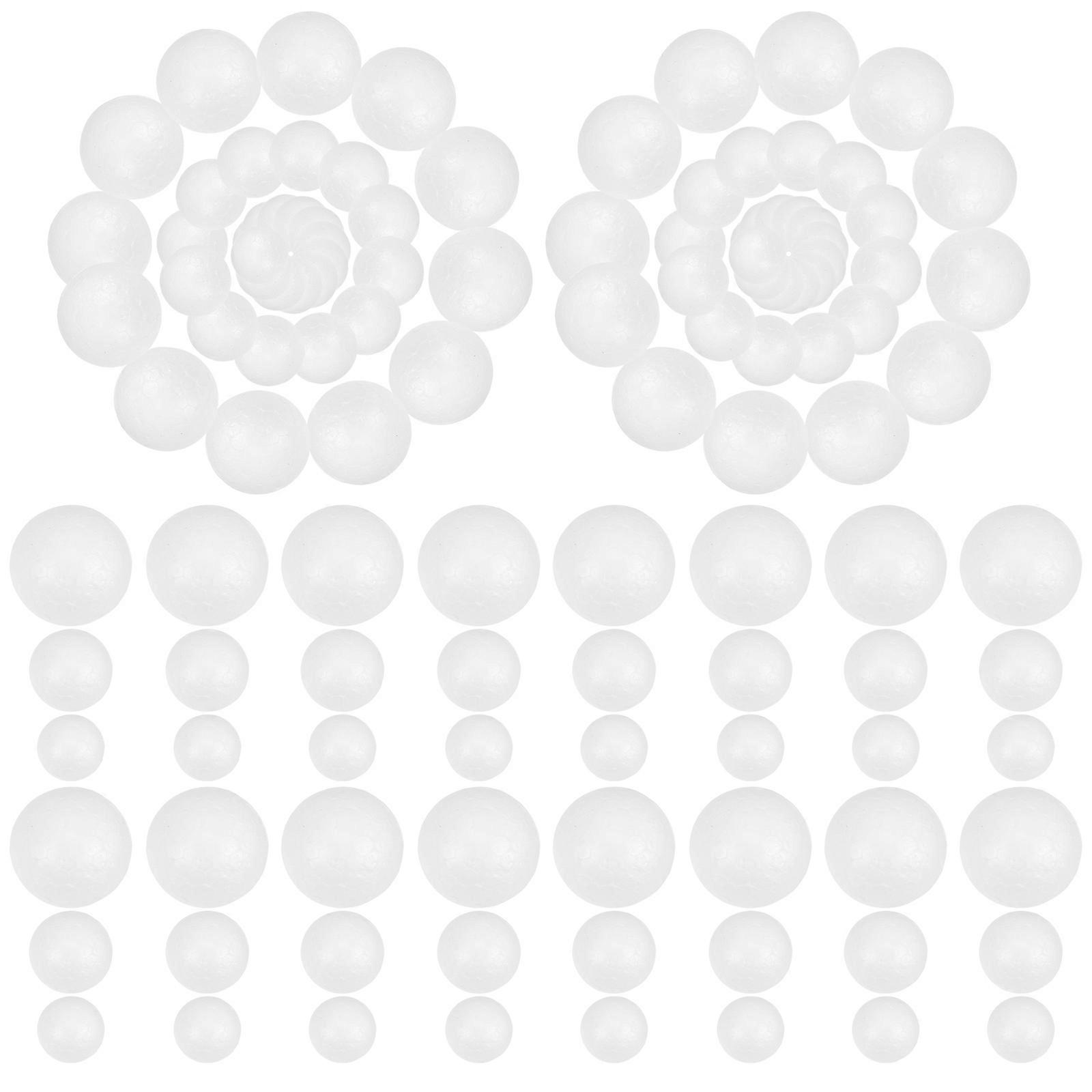 DIY Foam Balls Set 300Pcs White Craft Balls for Wedding