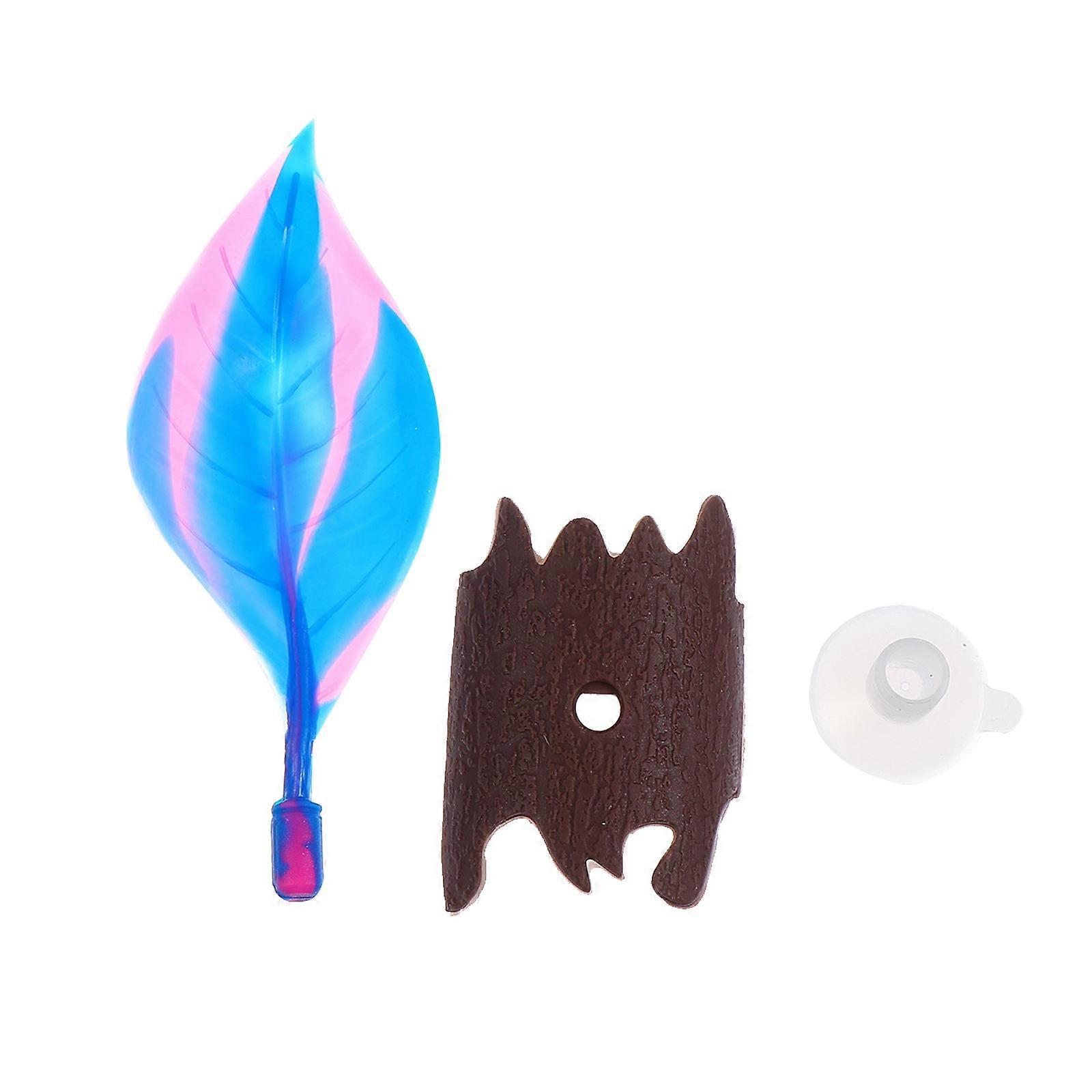 Betta Fish Resting Silicone Leaf Aquarium Decor for 2Pcs Fish Tank