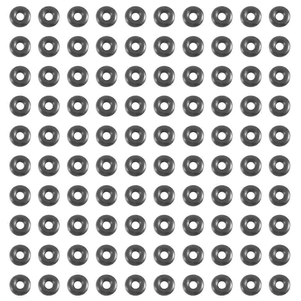 100 pcs O-ring in nitrile rubber 6 x 2 mm