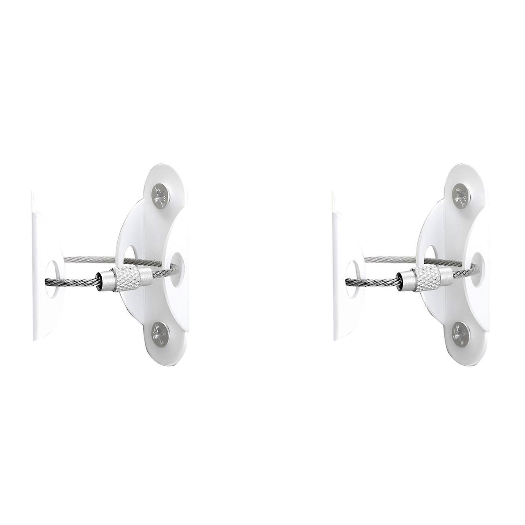 Furniture Anti-Tip Fixer Shoe Bookshelf Cabinet Anti-Tip Fixer White