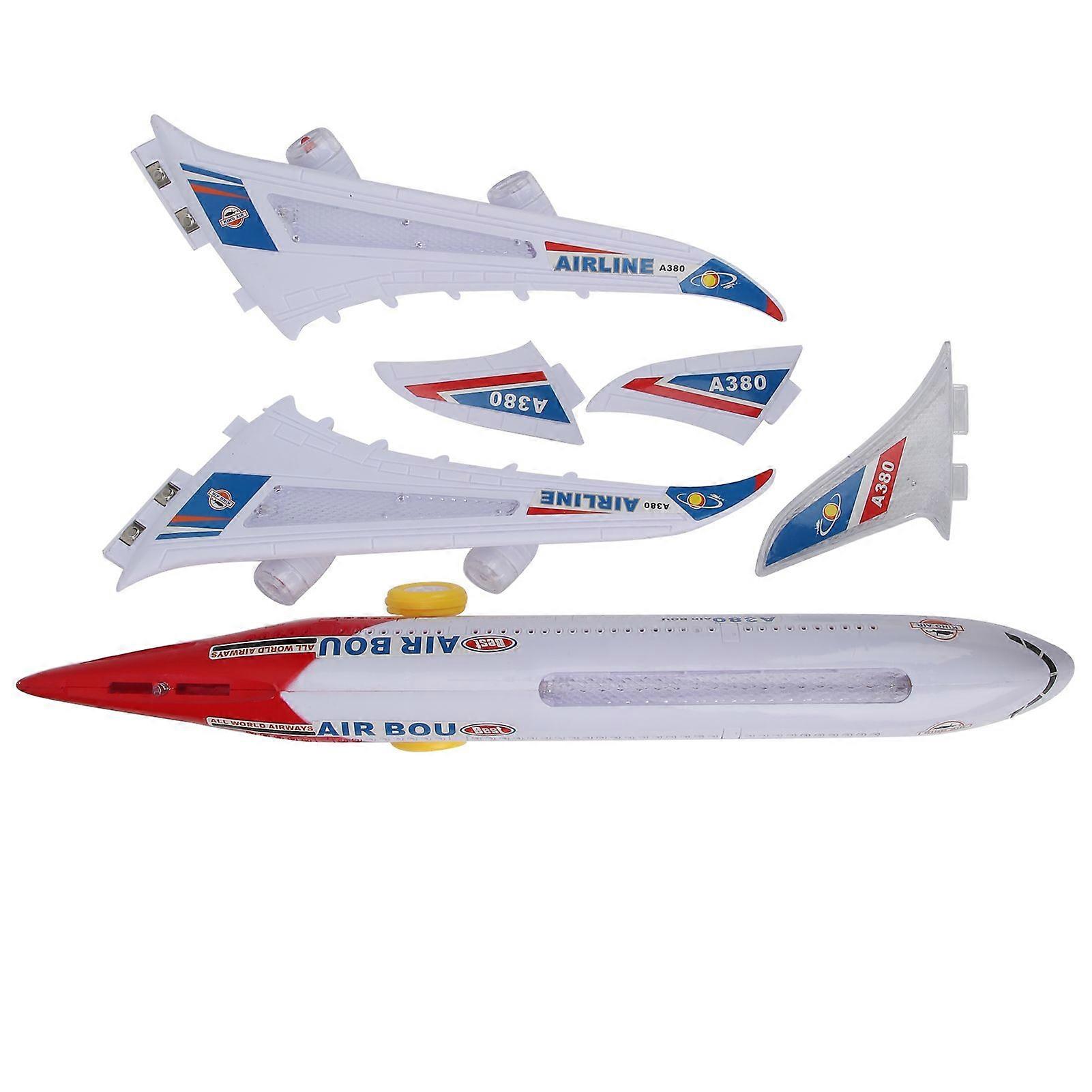 Electric Airplane Model With Universal Wheel Design Environmental Protection Material