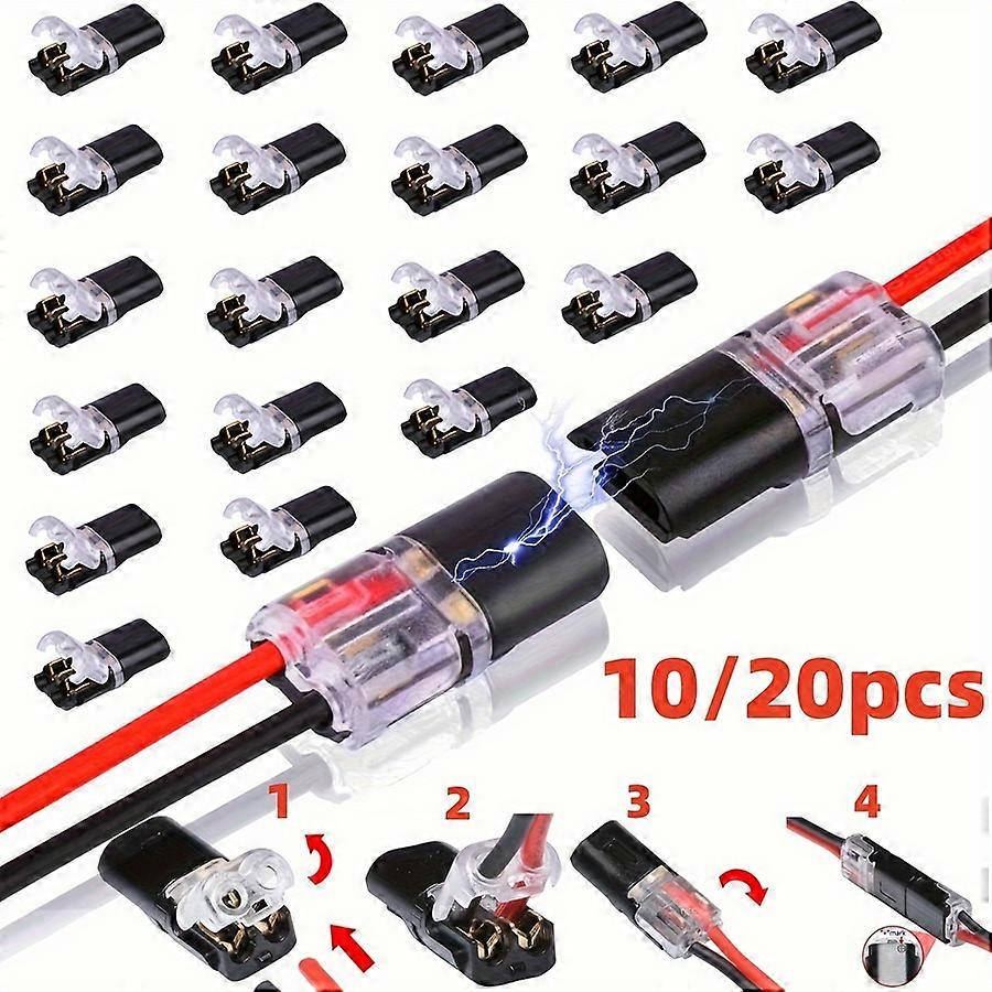10-50pcs 2 Pin Way Plug Waterproof Electrical Connector Car Wire Cable Automotive Electrical Connector Strip Terminal Connection