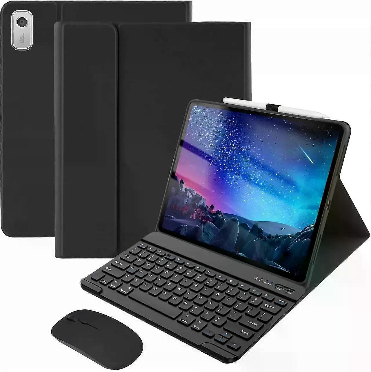 Bluetooth Keyboard Case with Mouse for LENOVO TAB M9 9" 2023 TB310XU TB310FU Protective Cover with Wireless Mouse / Keyboard