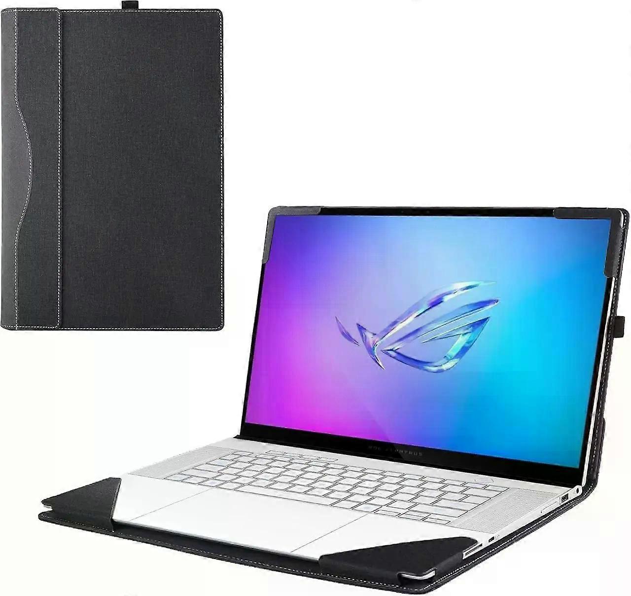 Laptop Cover Case for ASUS ROG Zephyrus G16 16 inch 2024 2025 [not Compatible with Any Other Model] 2-in-1 PU Leather Detachable Notebook Sleeve Compu