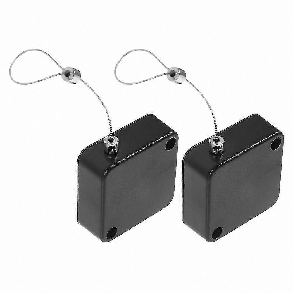 Retractable Steel Wire Lock for Merchandise Security Home and Retail Use Anti-Theft Cable Holder with Automatic Retraction Function