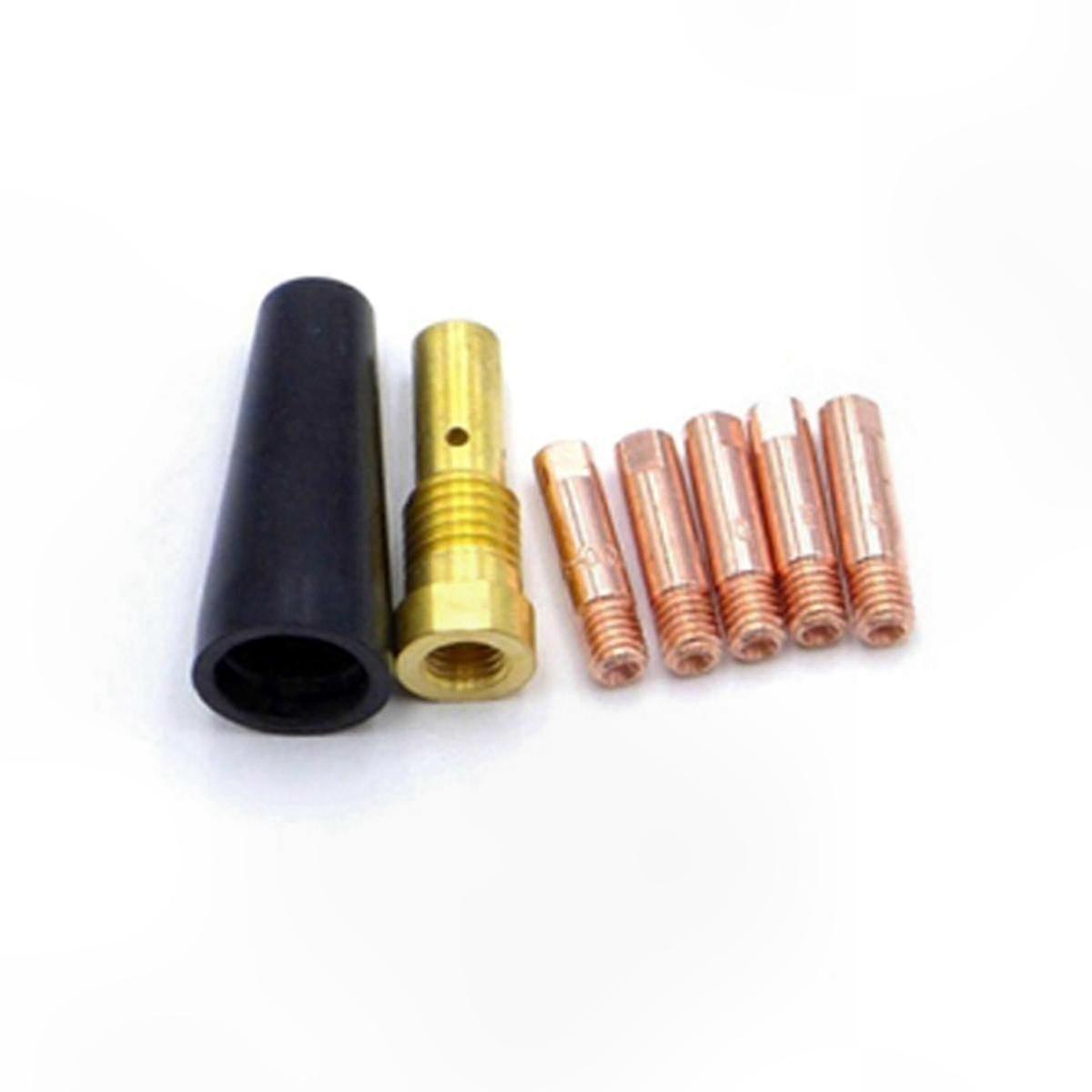 7-Piece Nozzle Tips for 0.9mm Flux-Cored Wire Welding Tools-Compatible with MIG Welders