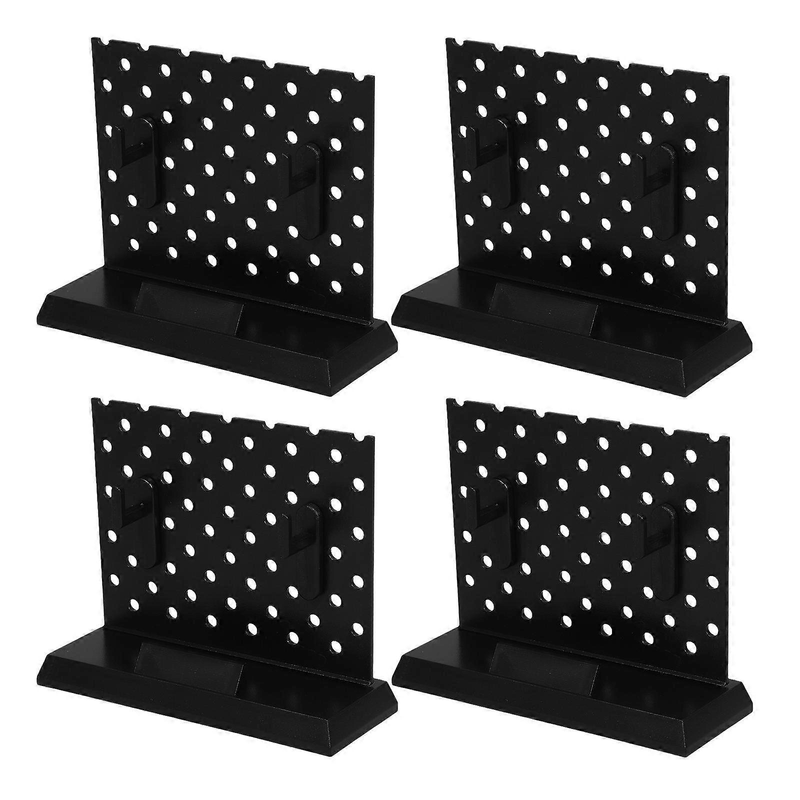 Black Plastic Sword Display Stand for Organizer 4Pcs Mini Rack